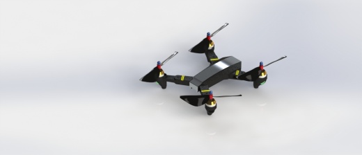 Quadcopter Y1101，带有6''NACA-M18型号螺旋桨缩略图